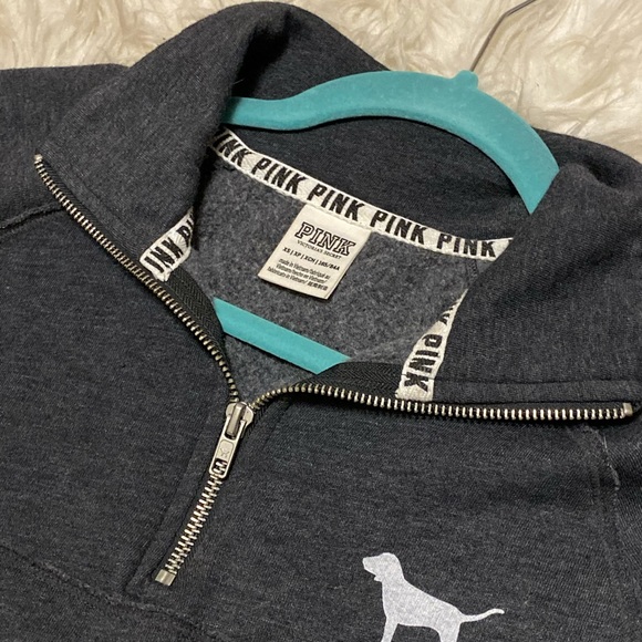 Pink Half Zip Sweater - Picture 2 of 4